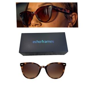 AMAZON Echo Frames Cat eye Tortoise Shell Sunglasses NEW Smart glasses